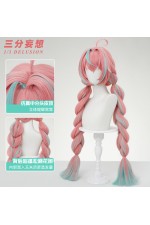 1/3 Delusion Genshin Impact Varesa Pink Blue Cosplay Wig